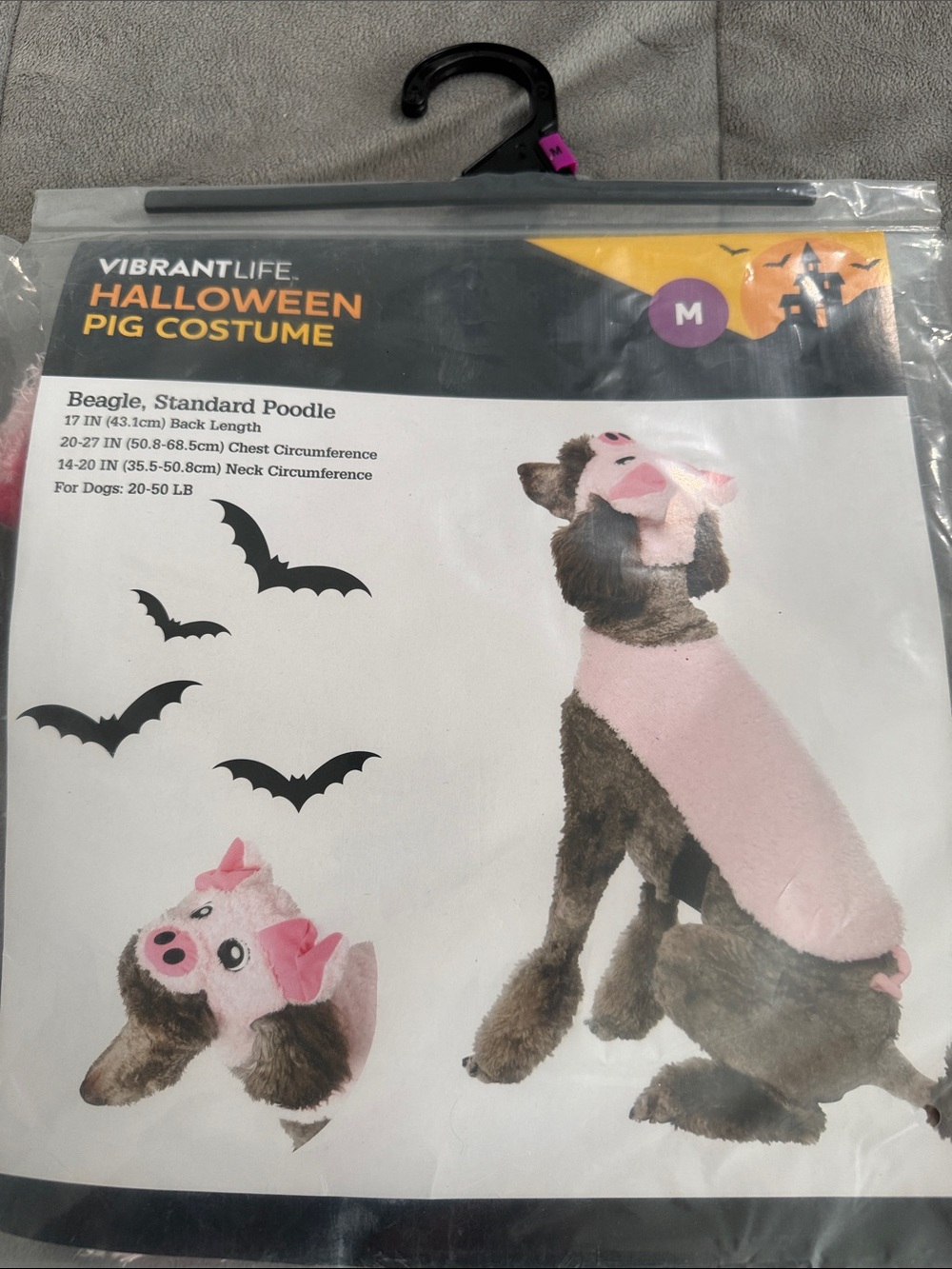 NWT Vibrant Pink Pig Halloween Dog Costume Sz Medium 20-50 lbs